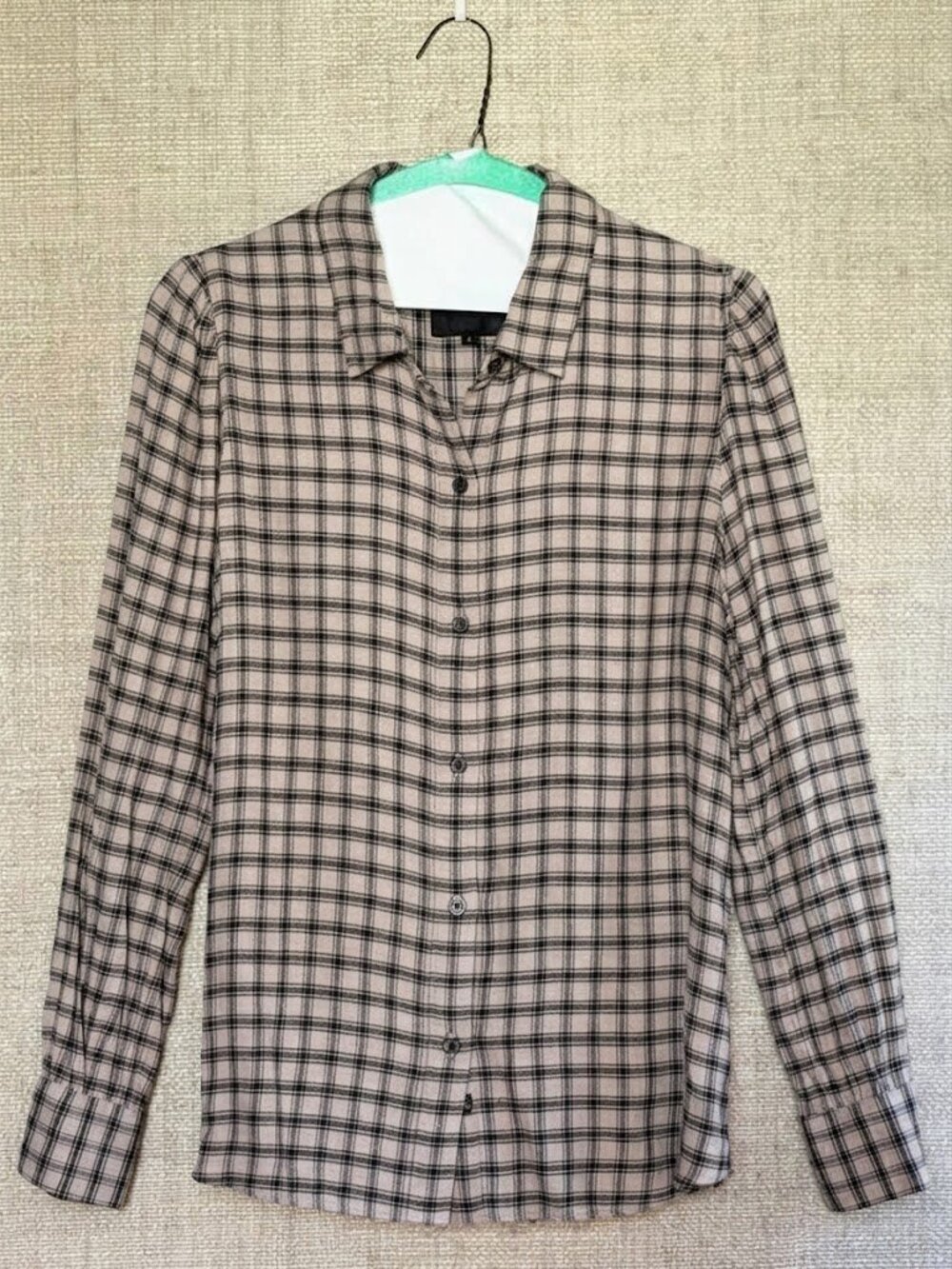 Rails Women's Black and White Plaid Button-Down Shirt